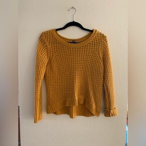 Roxy mustard yellow sweater size medium